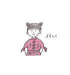pencil girls（個別スタンプ：10）