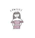 pencil girls（個別スタンプ：13）