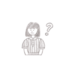 pencil girls（個別スタンプ：14）