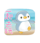 ソーダペンギン3 ： かわいいステッカー（個別スタンプ：18）