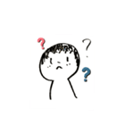白いファミリーフルver.（個別スタンプ：6）