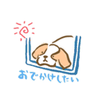 ゆるいパピヨン犬（個別スタンプ：32）