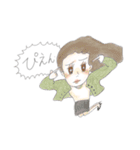 毎日げんきな会社員スタンプ（個別スタンプ：1）