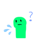謎な生物の日常（個別スタンプ：4）