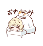 強ガール（個別スタンプ：14）