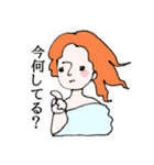 名画っぽい女たち（個別スタンプ：6）