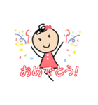 天パのさちこ（個別スタンプ：35）