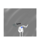 simple  girl  友達へ（個別スタンプ：2）