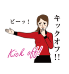 サッカー審判のLINEスタンプ（個別スタンプ：16）