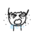 感情表現豊かなほんわかキャラクター達（個別スタンプ：3）