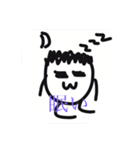 感情表現豊かなほんわかキャラクター達（個別スタンプ：4）