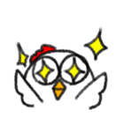 にわとり、にわとり、ひたすらにわとり2。（個別スタンプ：5）