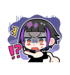 ぱっつんが40人ぐらいいる（個別スタンプ：12）