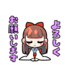 ぱっつんが40人ぐらいいる（個別スタンプ：21）