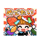 ぱっつんが40人ぐらいいる（個別スタンプ：39）