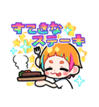 ぱっつんが40人ぐらいいる（個別スタンプ：40）