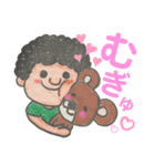 アフロのブンちゃんⅡ（個別スタンプ：4）