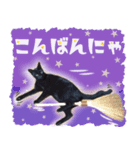 ◆黒猫◆はるくんの元気な日常♪（個別スタンプ：2）