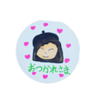 ママ似顔絵パート1（個別スタンプ：1）