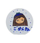 ママ似顔絵パート1（個別スタンプ：7）