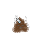 ホコリ＆うんこ（個別スタンプ：8）