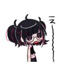 水着ツインテールの子（個別スタンプ：11）
