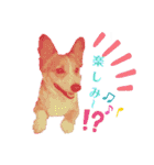 コーギーのくっきぃ＆ぎん太（個別スタンプ：4）