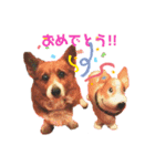 コーギーのくっきぃとぎん太2（個別スタンプ：10）