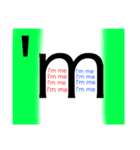 I'm meスタンプ2（個別スタンプ：6）