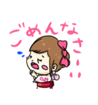 浴衣の女の子（個別スタンプ：2）
