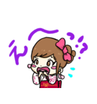 浴衣の女の子（個別スタンプ：4）