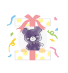ぱーぷるくま（個別スタンプ：5）