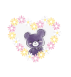 ぱーぷるくま（個別スタンプ：7）