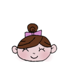 おだんごちゃんのほんわか毎日（個別スタンプ：3）