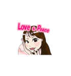 かれんLOVE＆PEACE（個別スタンプ：8）
