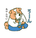 犬の国の中年犬ケンケン（個別スタンプ：17）