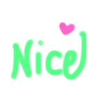 POPな文字（個別スタンプ：3）