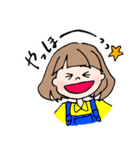 ぱっつん女子のまいにちすたんぷ（個別スタンプ：1）