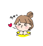 ぱっつん女子のまいにちすたんぷ（個別スタンプ：2）