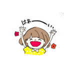ぱっつん女子のまいにちすたんぷ（個別スタンプ：3）