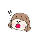 ぱっつん女子のまいにちすたんぷ（個別スタンプ：5）