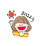 ぱっつん女子のまいにちすたんぷ（個別スタンプ：7）