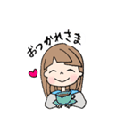 ぱっつん女子のまいにちすたんぷ（個別スタンプ：15）