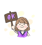 ぱっつん女子のまいにちすたんぷ（個別スタンプ：30）
