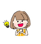 ぱっつん女子のまいにちすたんぷ（個別スタンプ：39）