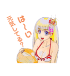 頑張る巫女お姉さん8（個別スタンプ：7）