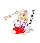 頑張る巫女お姉さん8（個別スタンプ：15）