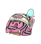 私のお腹に言ってよ。（個別スタンプ：4）