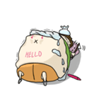 私のお腹に言ってよ。（個別スタンプ：10）