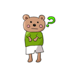 癒されるクマとハチのスタンプ（個別スタンプ：5）